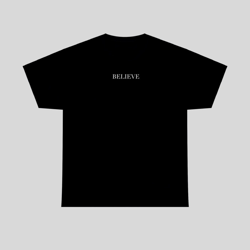 T shirt Design Street Wear Apparel Heavyweight Believe